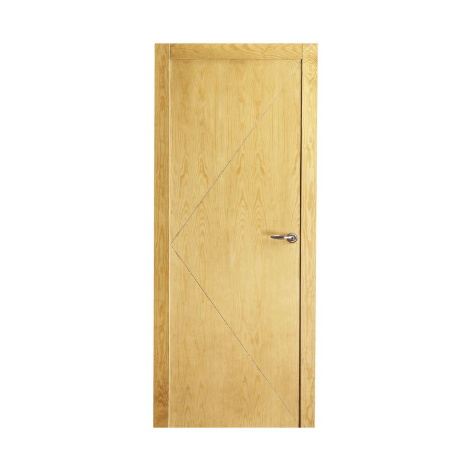 puerta maciza de madera