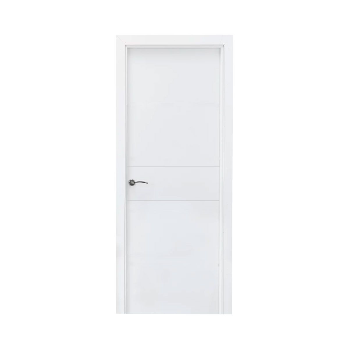 puerta blanca 2 rayas lacada