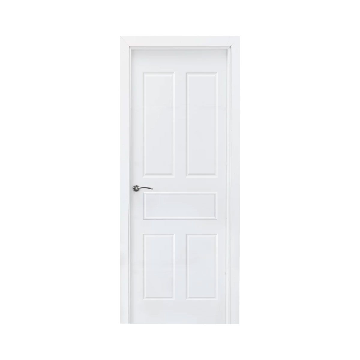 puerta blanca 5 cuadros clásica