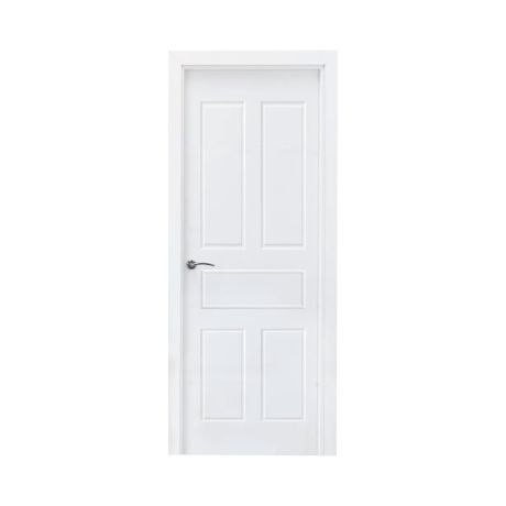 puerta blanca 5 cuadros clásica