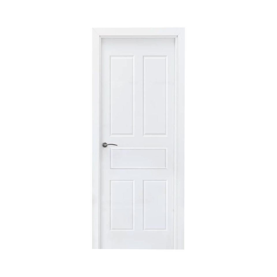 puerta blanca 5 cuadros clásica