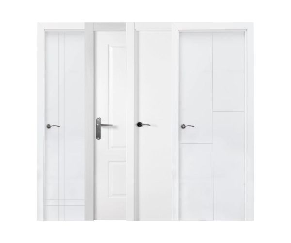 puerta lacada blanca