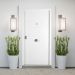 Puerta acorazada Serie V lucerna blanca